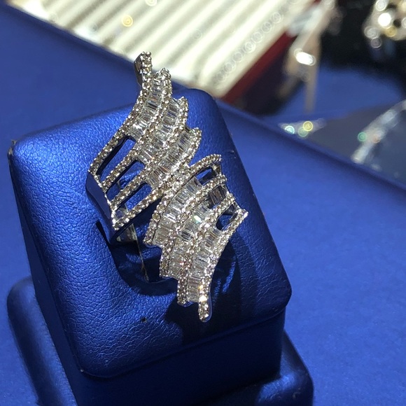 🛑Sold🛑Gorgeous 14k White Gold,3.04ct DiamondRing - Picture 2 of 8